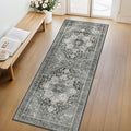 GENIMO 2x5 Runner Rugs for Hallway, Machine Washable Non Slip Vintage Rugs by GENIMO