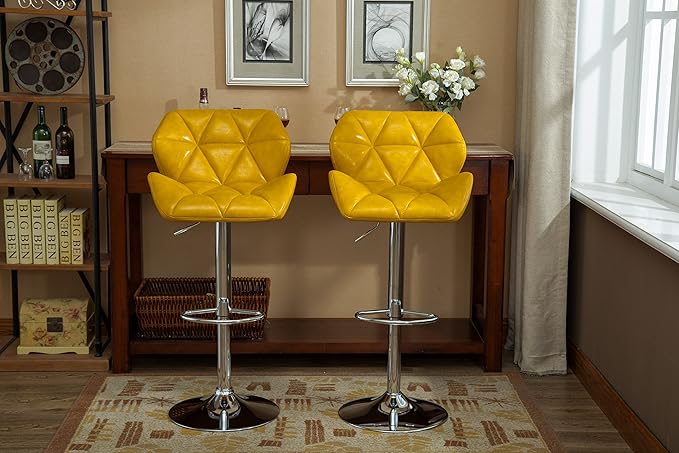 Roundhill Furniture Glasgow Contemporary Tufted Adjustable Height Hydraulic - Image 8