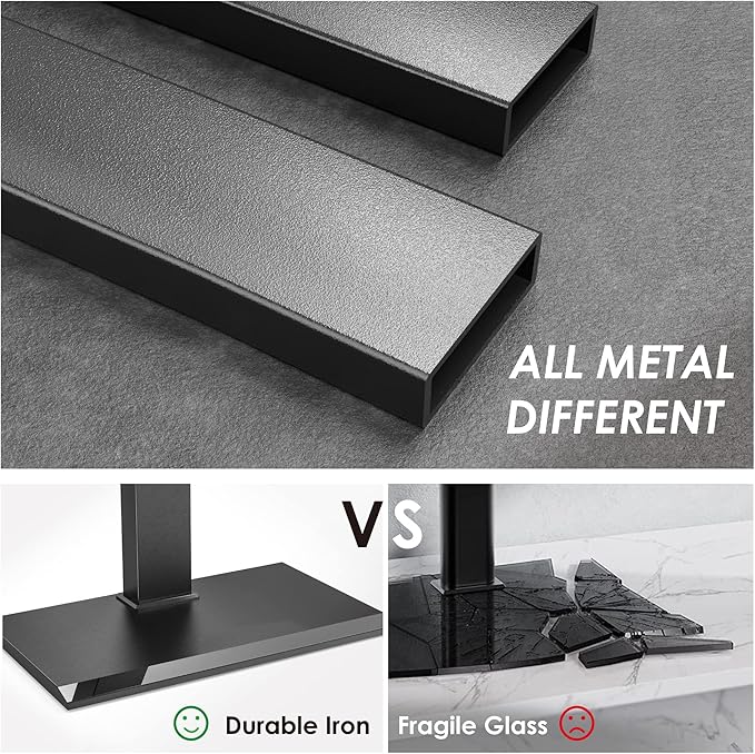 FITUEYES Iron Base Universal Floor TV Stand - Image 4
