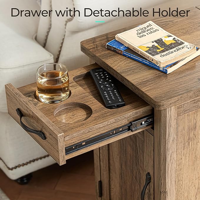 LINSY HOME Farmhouse End Table - Image 7
