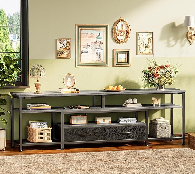 Huuger TV Stand for 65 70 Inch TV, Entertainment Center - Image 7