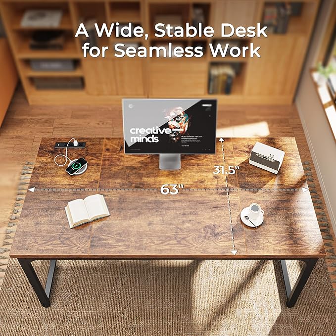 Huuger 63 x 31.5 inch Desk - Image 5