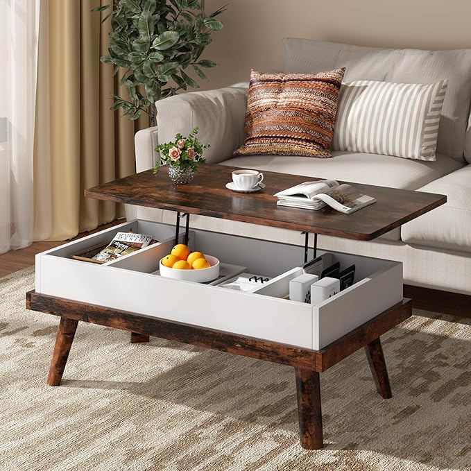 Shintenchi Coffee Table, Lift Top Coffee Table - Image 2