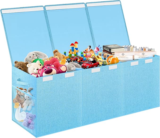 Extra Large Toy Box, Toy Box for Kids Boys Girls, Collapsible Sturdy Toy by Mabahoo