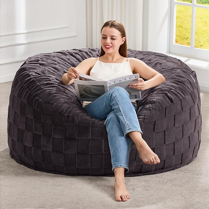 Hobestluk Bean Bag Chairs Beanbag Chair by YourHomeDeservesMore