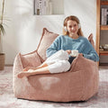 Giant Bean Bag Chair Sofa for Adults Teens, Comfy Corduroy Large Bean Bag Chairs by Ebenchico