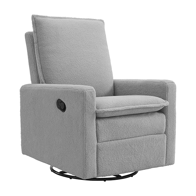 Oxford Baby Uptown Upholstered Swivel Glider and Recliner Nursery Chair by OxfordBaby
