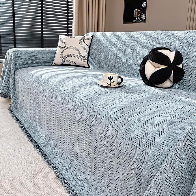 Nobildonna Sofa Cover Washable Soft Thicken Chenille Couch Cover by Nobildonna