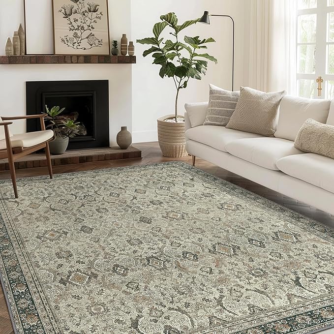 8X10 Area Rugs Machine Washable Rugs - Image 3
