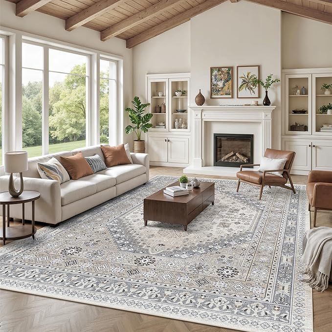 zesthome 10x14 Area Rugs, Stain Resistant Washable Rug, Ultra-Thin Rugs - Image 8