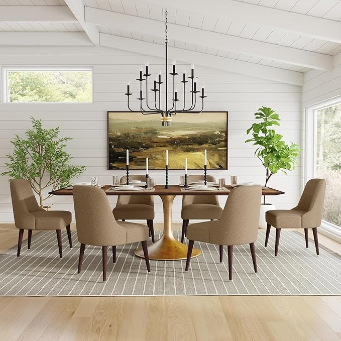 HomePop Home Decor | Upholstered Hemet Gayle Side Dining Chair | Decorative - Image 2