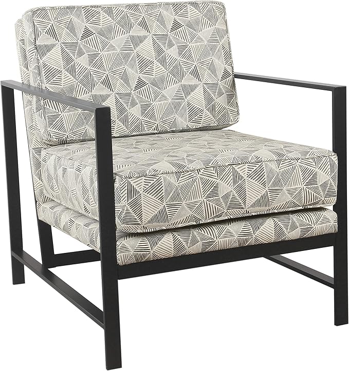 HomePop Modern Metal Frame Accent Chair Home Décor|Accent Chairs by HomePop