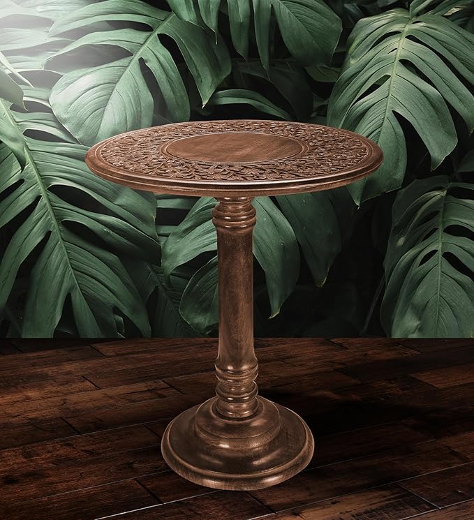 Wooden End Table for Living Room - Image 8