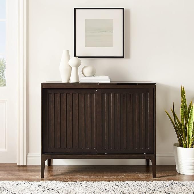 Crosley Furniture Asher Media Console and Record Player Stand - Image 10
