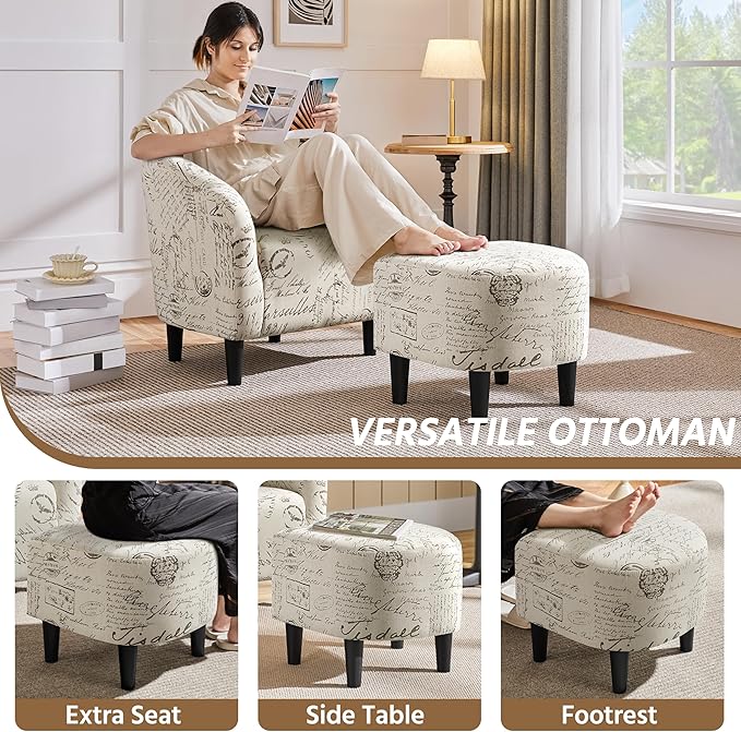 Yaheetech Modren Club Chair - Image 7