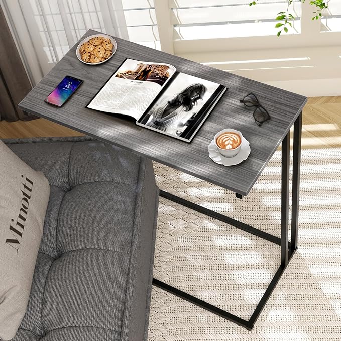 C-Shaped Side Table, Modern End Table - Image 6