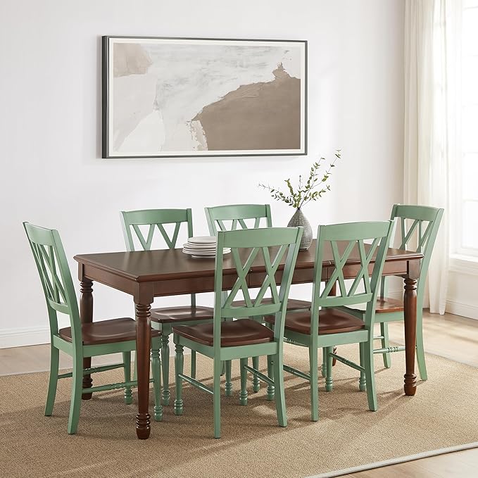 Crosley Furniture Shelby 7-Piece Traditional Dining Table Set - Image 5