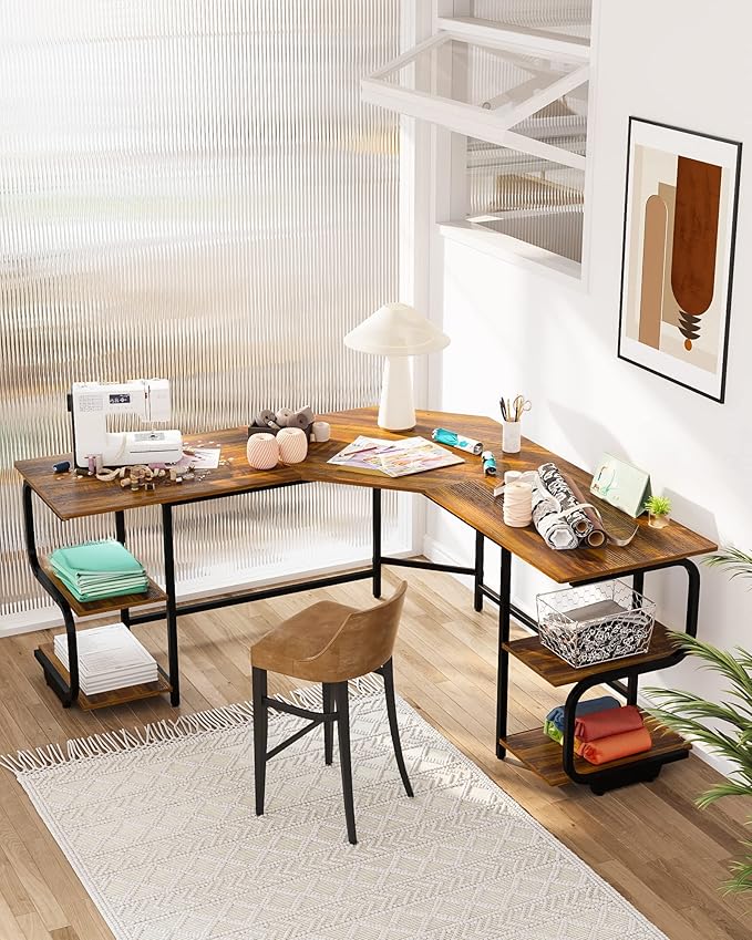 Teraves Modern L Shaped Desk - Image 6