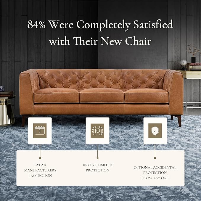 Poly & Bark Essex Leather Couch - Image 8