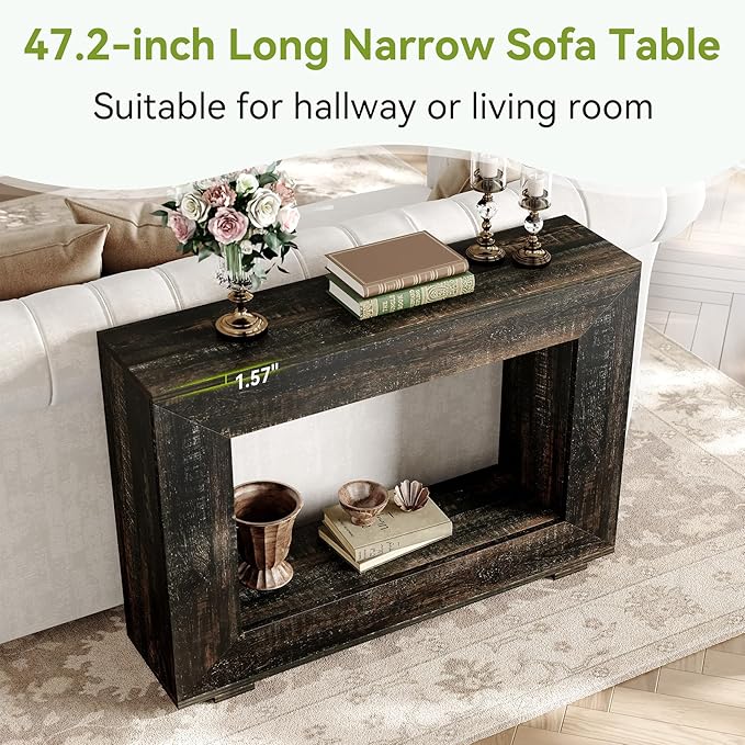 LITTLE TREE 47 Inches Console Table, Sofa Table - Image 7