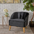 Ball & Cast Velvet Accent Chair, Modern Lounge Living Room Chairs by BallCast