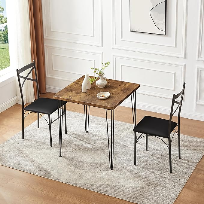 VECELO Kitchen Dining Room Table Set - Image 3