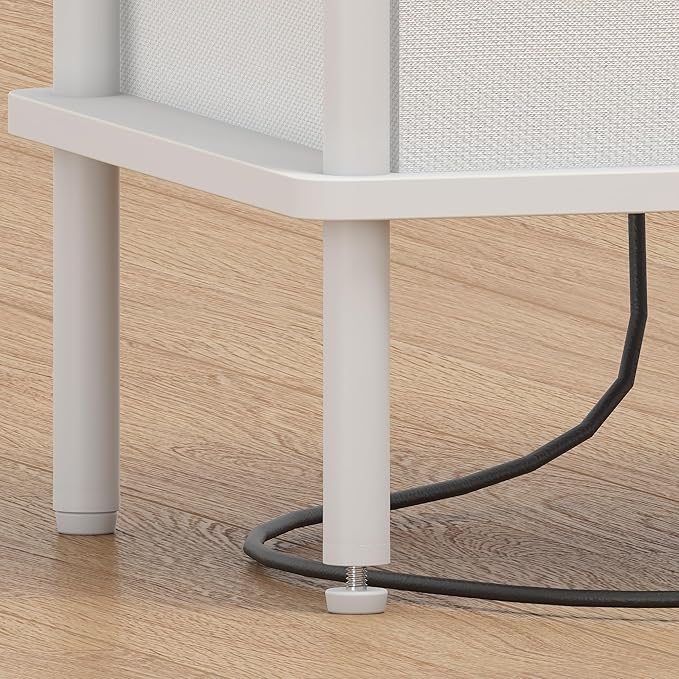 Small Side Table with Charging Station, Slim Nightstand with Outlet, Sofa - Image 8