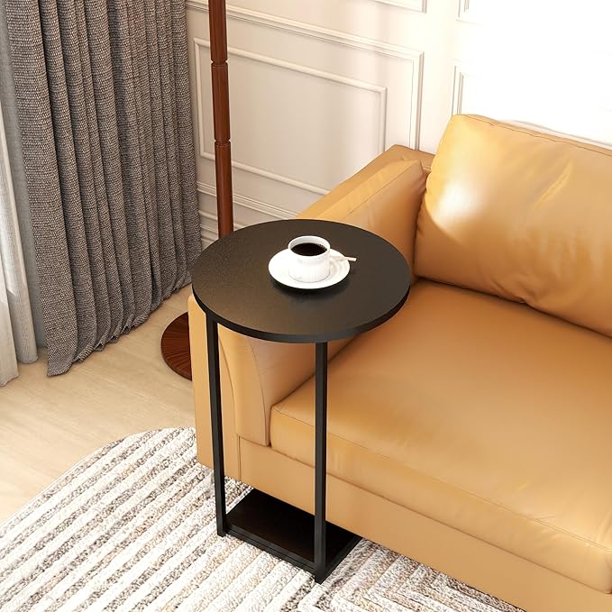 HDANI C End Table, Couch Table That Slide Under, Small Sofa Side Table in - Image 5