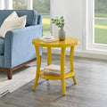 Roundhill Furniture Perth Contemporary Round End Table by RoundhillFurniture