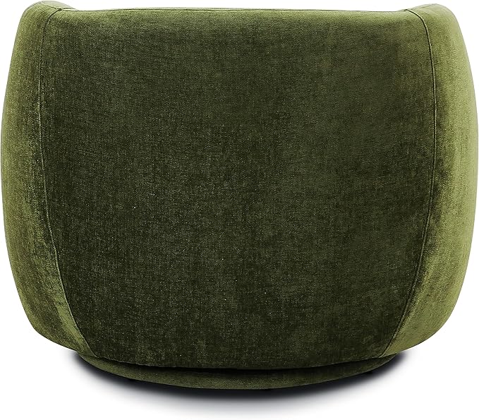 POLY & BARK Poole Lounge Chair in Distressed Green Velvet - Image 5