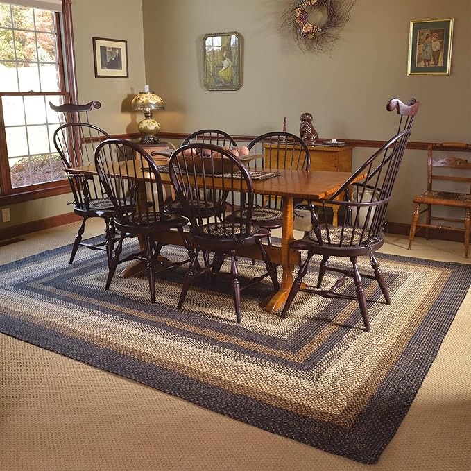 Homespice Kilimanjaro Premium Jute Braided Area Rug, Reversible, Natural Jute - Image 10