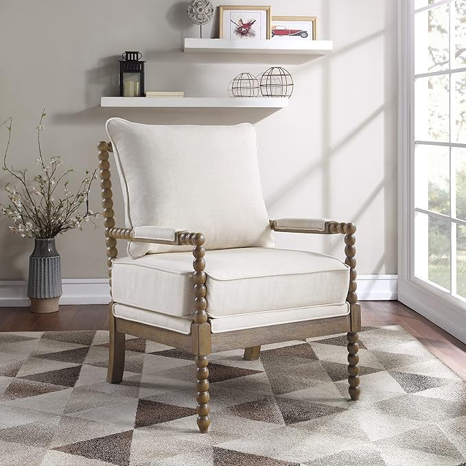 OSP Home Furnishings Fletcher Spindle Accent Chair - Image 8