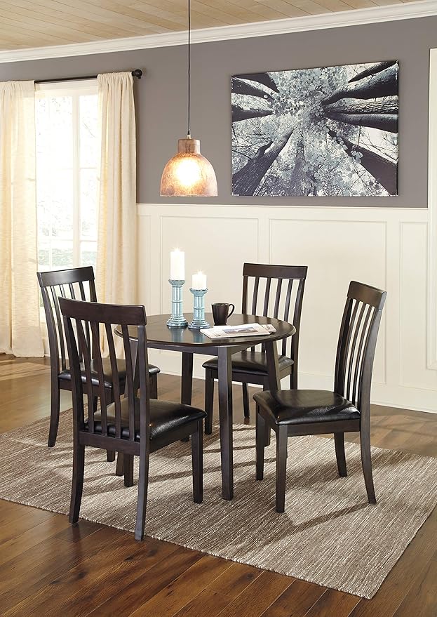 Signature Design by Ashley Hammis Rake Back Dining Room Chair, Dark Brown - Image 14