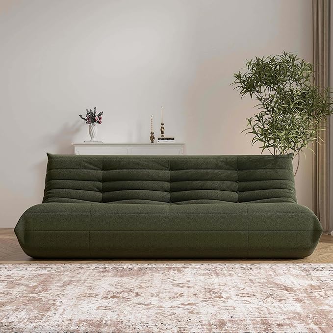 Big Bean Bag Chairs for Adults, 3 Seater Large Floor Sofa - Image 4