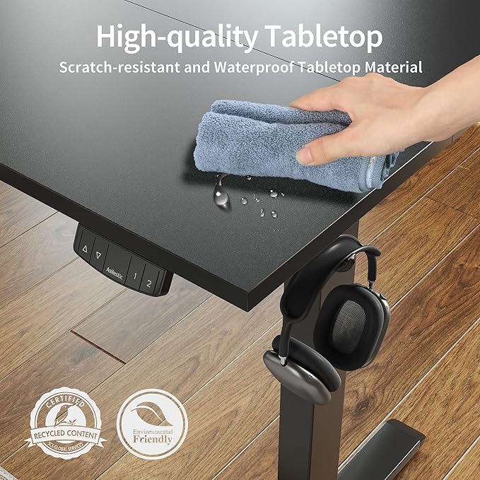 Agilestic Electric Standing Desk, 48 x 24 Inches Height Adjustable Desk - Image 6
