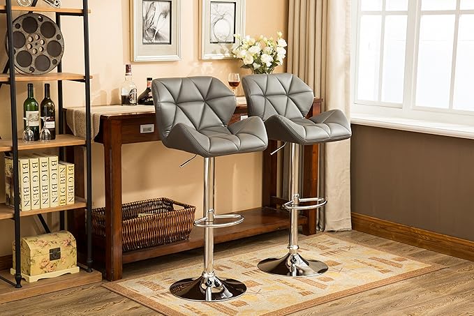 Roundhill Furniture Glasgow Contemporary Tufted Adjustable Height Hydraulic - Image 6