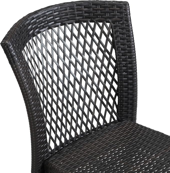 Merax Outdoor Dining Chairs Set of 2, Stackable Chairs - Image 7