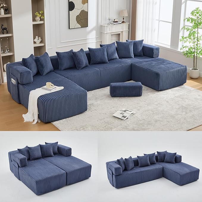 Eafurn DIY Combination Compression Modular Sectional Sofa by Unknown