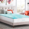 Linenspa 2 Inch Convoluted Gel Swirl Memory Foam Mattress Topper by Linenspa