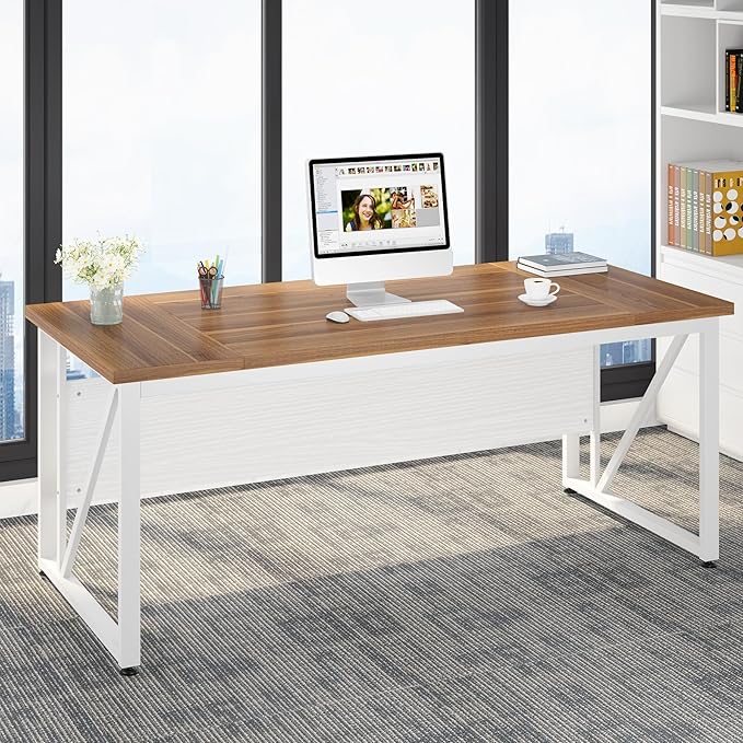 Tribesigns 63-Inch Executive Computer Desk - Image 6