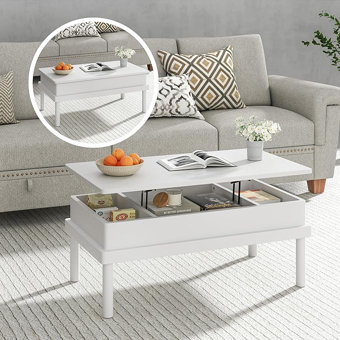 Shintenchi Coffee Table, Lift Top Coffee Table by Shintenchi