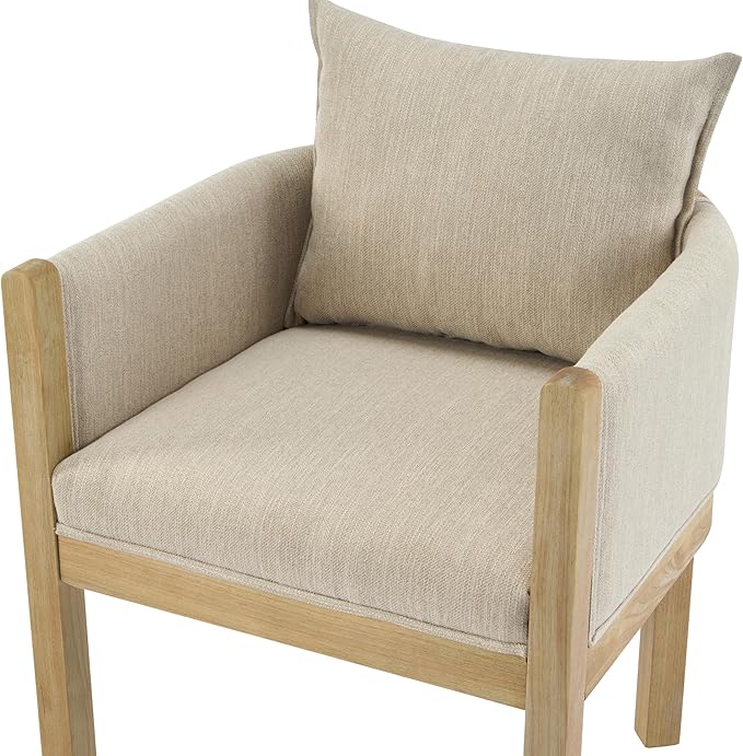 Christopher Knight Home Lucid Linen Upholstered Dining Chairs Set of 2 - Image 9