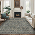 10X14 Area Rugs Machine Washable Rugs by BESBLEE