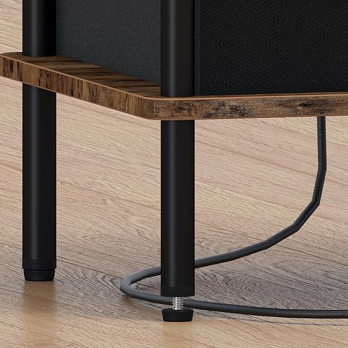 Small Side Table with Charging Station, End Table - Image 8