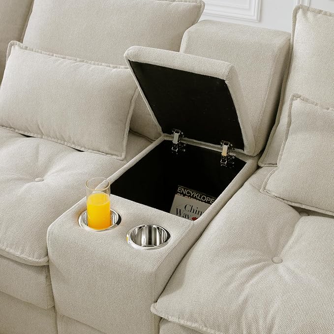 130" U-Shaped Sectional Sofa - Image 4