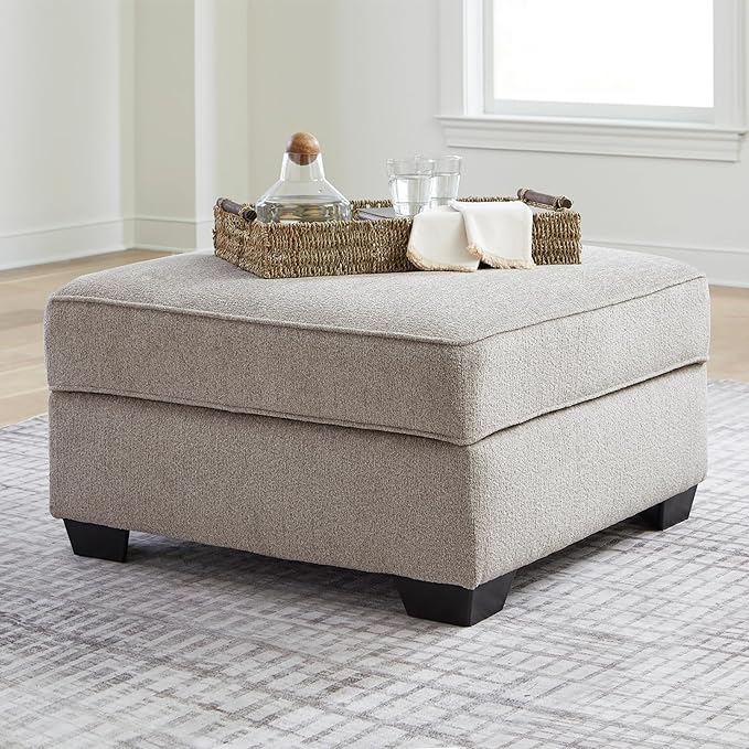 Signature Design by Ashley Claireah Casual Square Storage Ottoman - Image 2