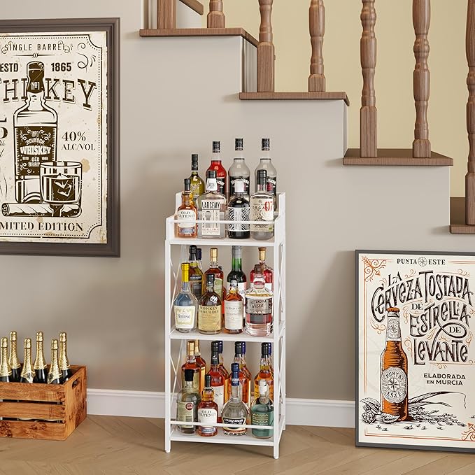 KLM Liquor Bottle Display Shelf, Liquor Cabinet bar by KLM