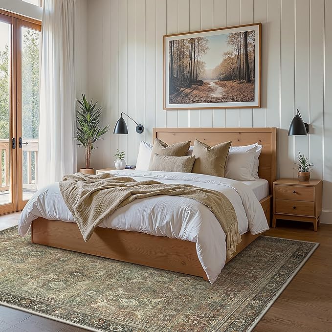 8X10 Area Rugs Machine Washable Rugs - Image 3