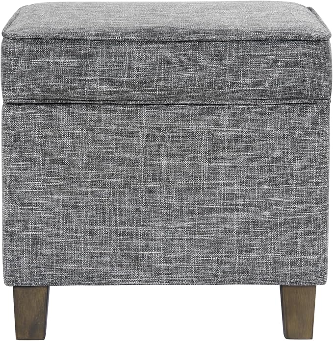 HomePop Home Decor | K7342-F2182 | Classic Square Storage Ottoman - Image 5