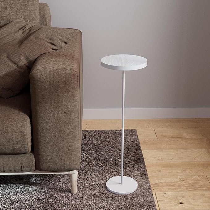 Small Side Table, Metal Round Drink Table, Desktop Diameter 7.87“ - Image 7